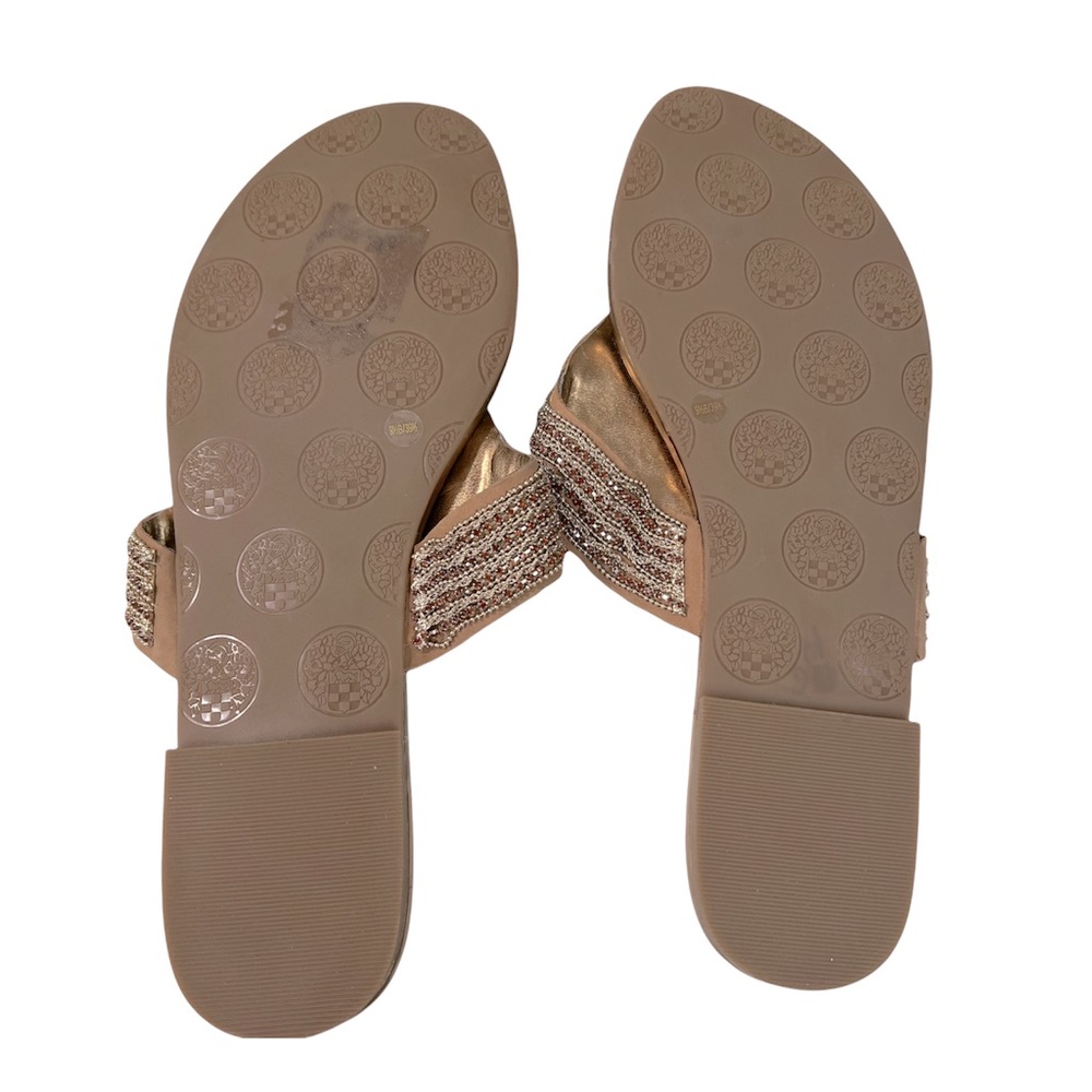 VINCE CAMUTO Sandals Malloy Gem Detail Cape Strap Thongs 9.5 - Picture 5 of 8